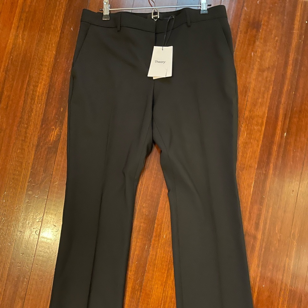 Theory Sevona stretch wool trousers